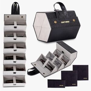 Travel Sunglasses Case Organizer